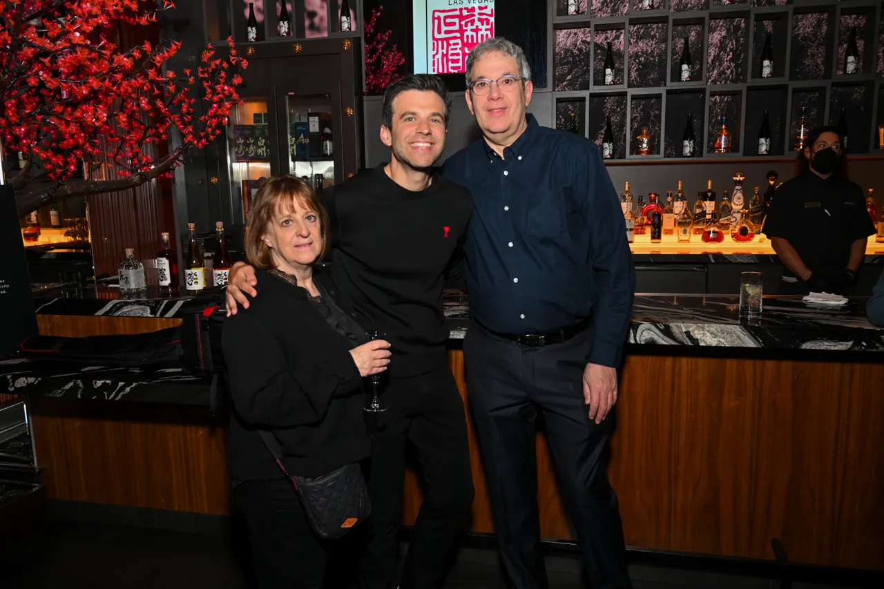Guests connecting in the restaurant lounge — Morimoto, Las Vegas